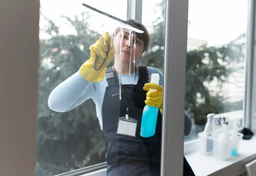 Nettoyage de vitres intérieures et extérieures à Nantilly